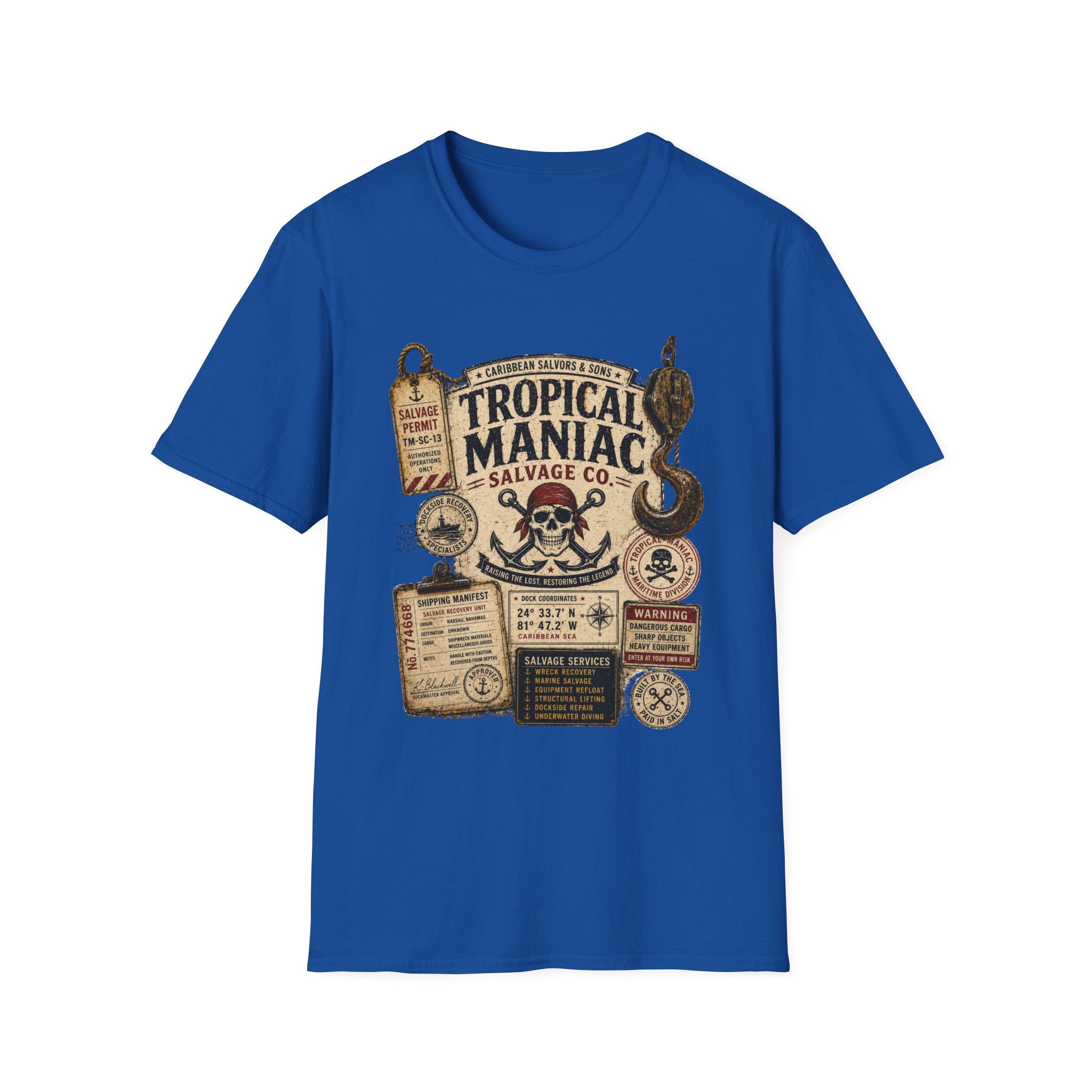 Tropical Maniac Salvage Co.  T-Shirt
