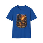 Tropical Maniac Sunset Pirate Ship T-Shirt