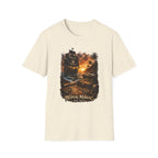 Tropical Maniac Sunset Pirate Ship T-Shirt
