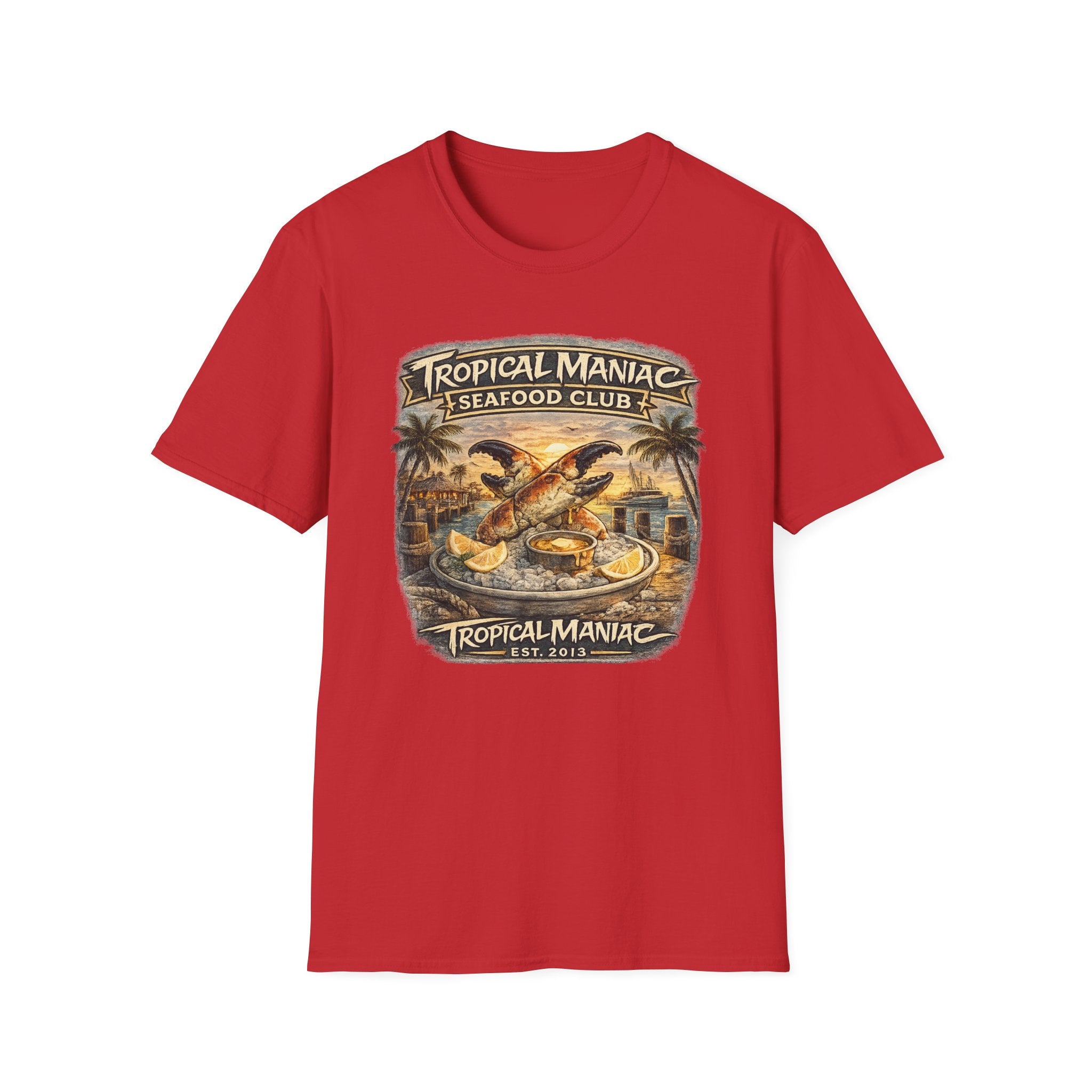 Tropical Maniac Seafood Club T-Shirt