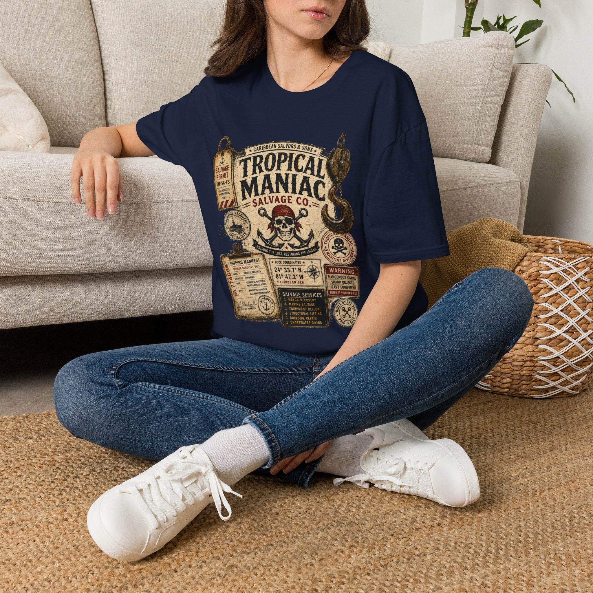 Tropical Maniac Salvage Co.  T-Shirt