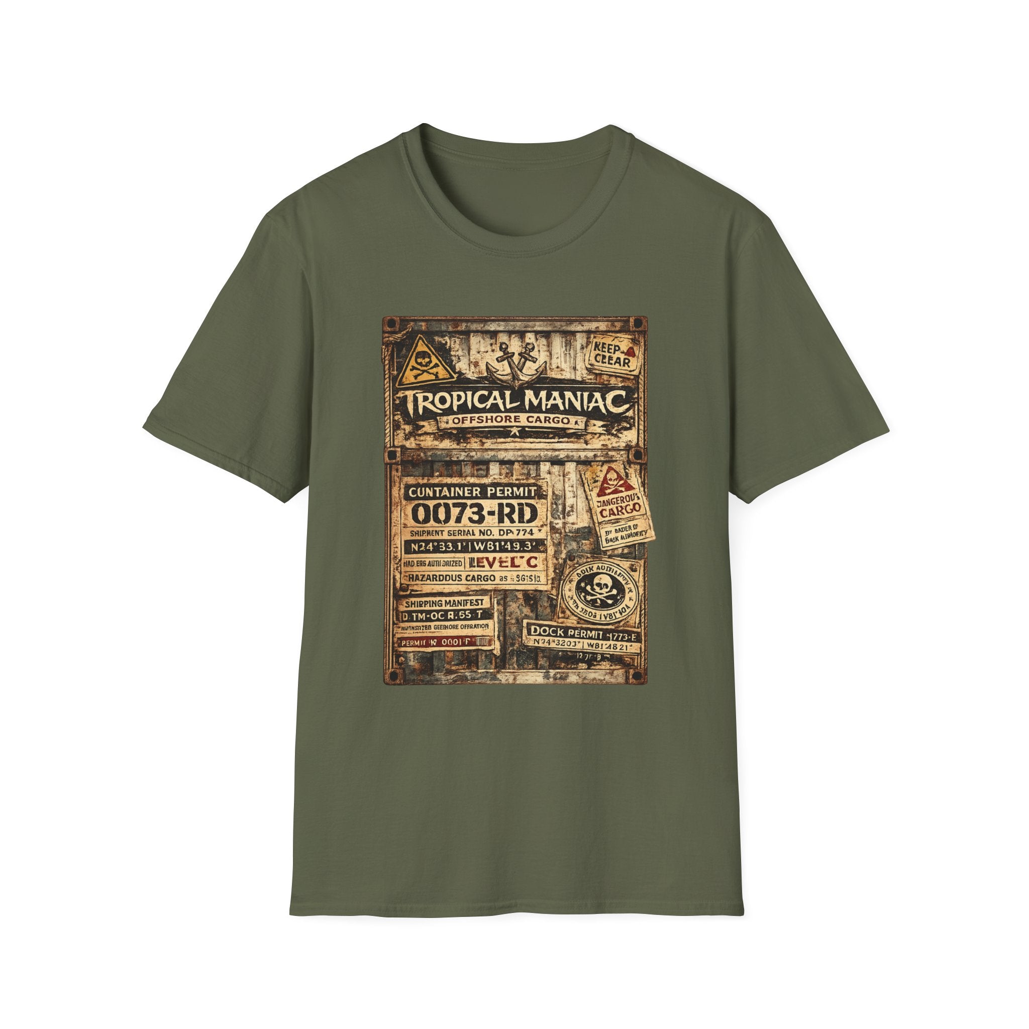 Tropical Maniac Offshore Cargo T-Shirt