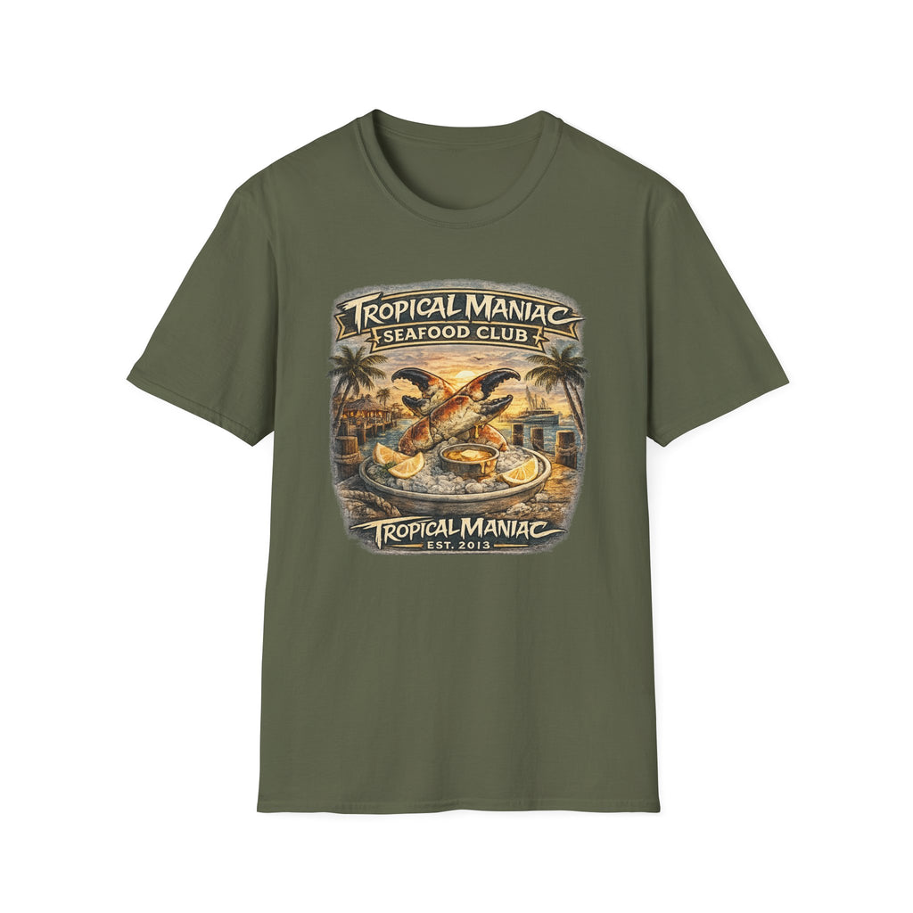 Tropical Maniac Seafood Club T-Shirt