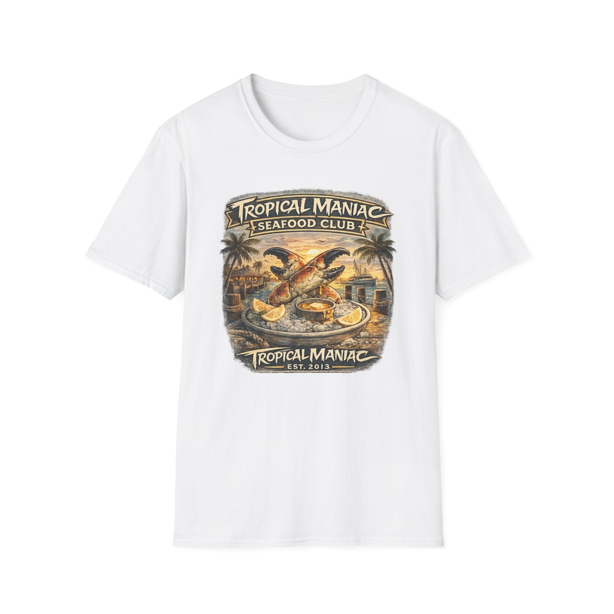 Tropical Maniac Seafood Club T-Shirt