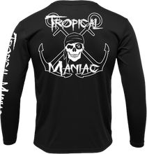 Pirate Cross Anchor Long Sleeve Performance Crew Neck