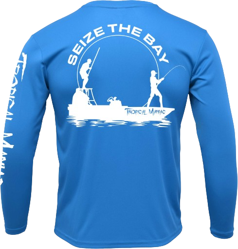Tropical Maniac "Seize the Bay" Long Sleeve Performance Crew Neck