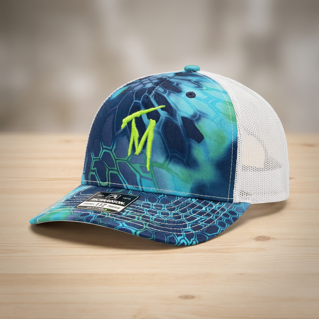 TM Richardson112 PFP Printed Five-Panel Trucker Cap