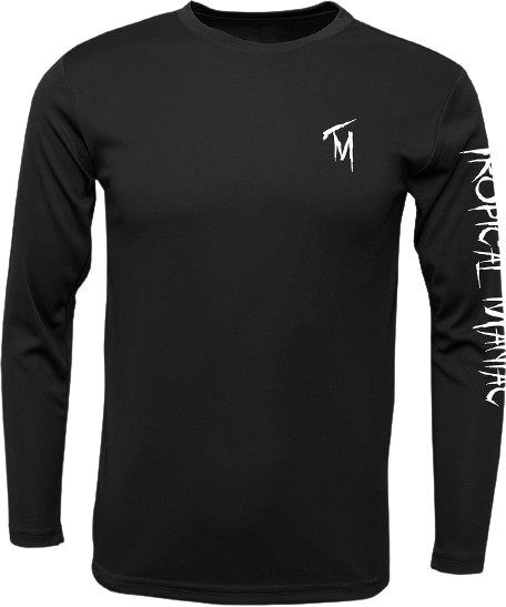 Pirate Cross Anchor Long Sleeve Performance Crew Neck