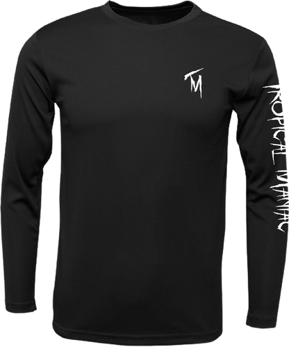 Pirate Cross Anchor Long Sleeve Performance Crew Neck