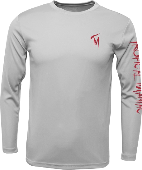 Tropical Maniac "Drink About It" Long Sleeve Performance Crewneck